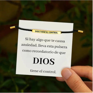 💖PULSERA DIOS TIENE EL CONTROL💖